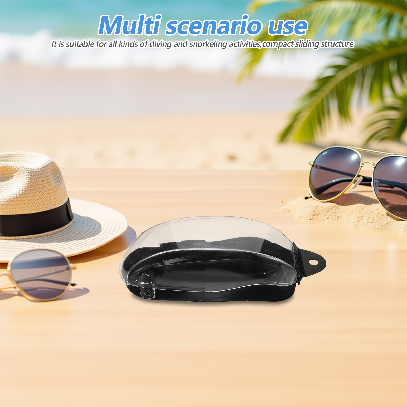 Mask Case Hard Shell - Kotak Penyimpanan Masker Snorkeling Portabel Berbahan