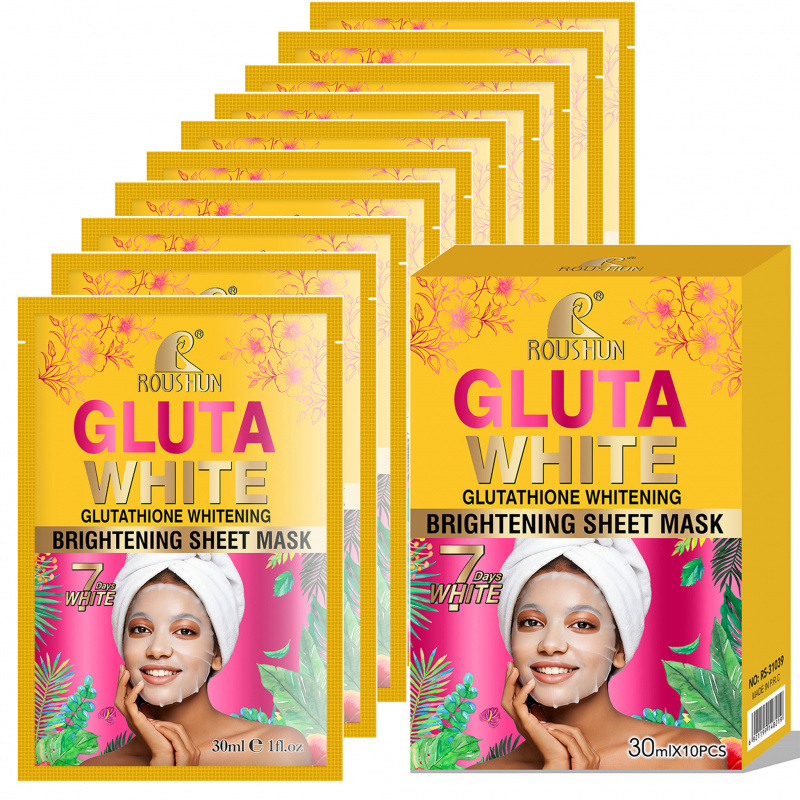 Face Mask Storage Box - Masker Wajah Gluta White Perawatan Wajah