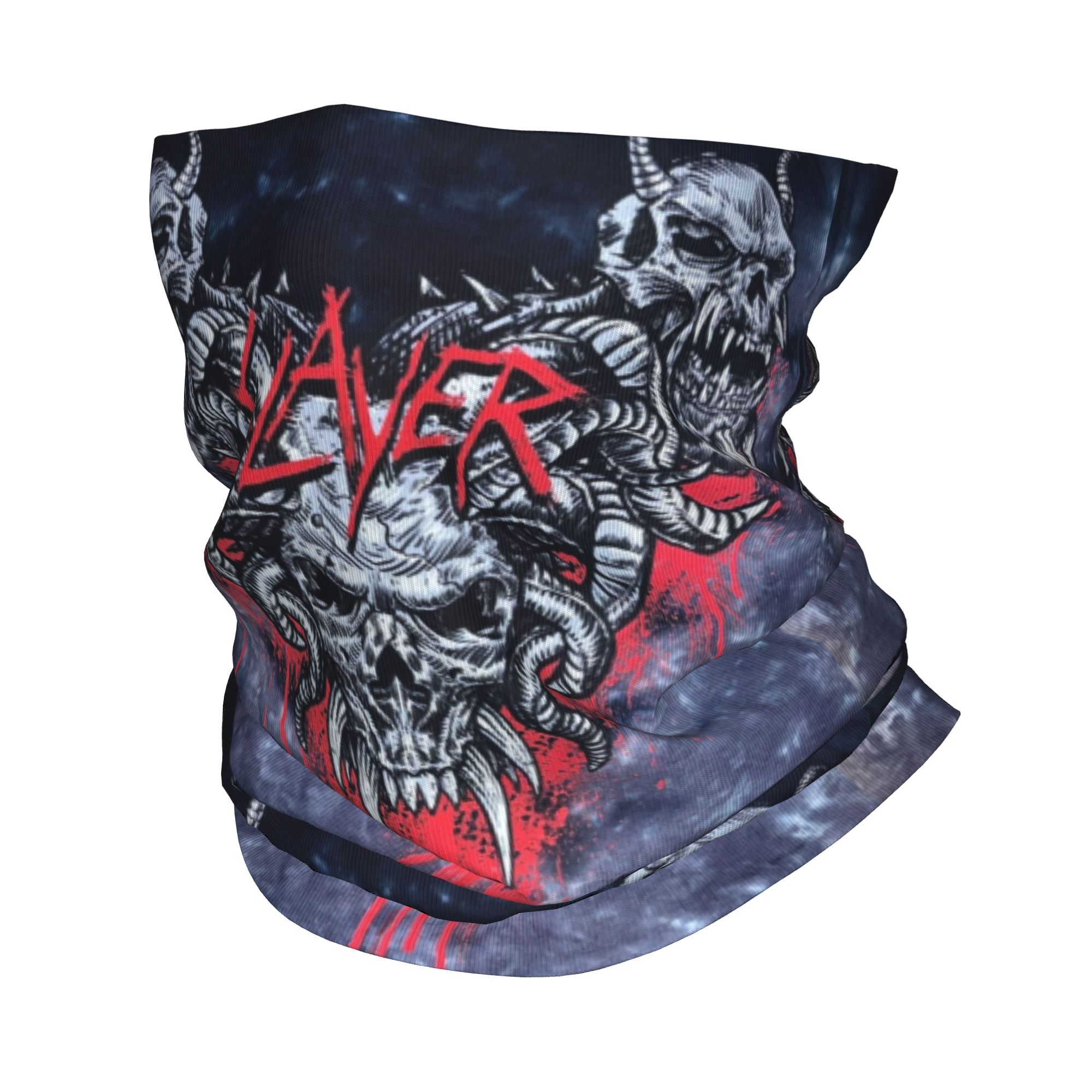Neck Gaiter Face Cover - Bandana Penghangat Leher Custom Heavy Metal
