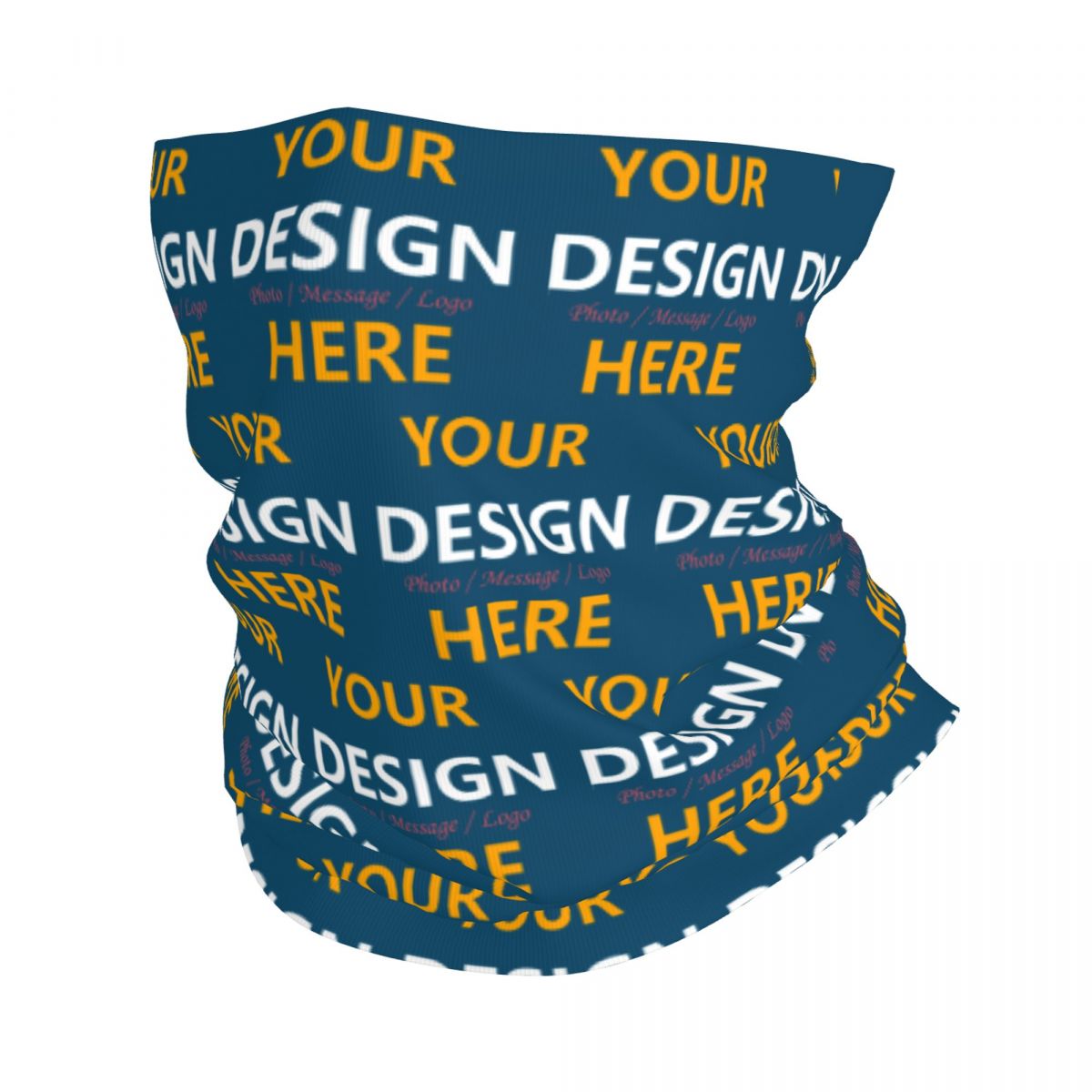 Neck Gaiter Face Cover - Bandana Penutup Leher Desain Kustom, Pelindung