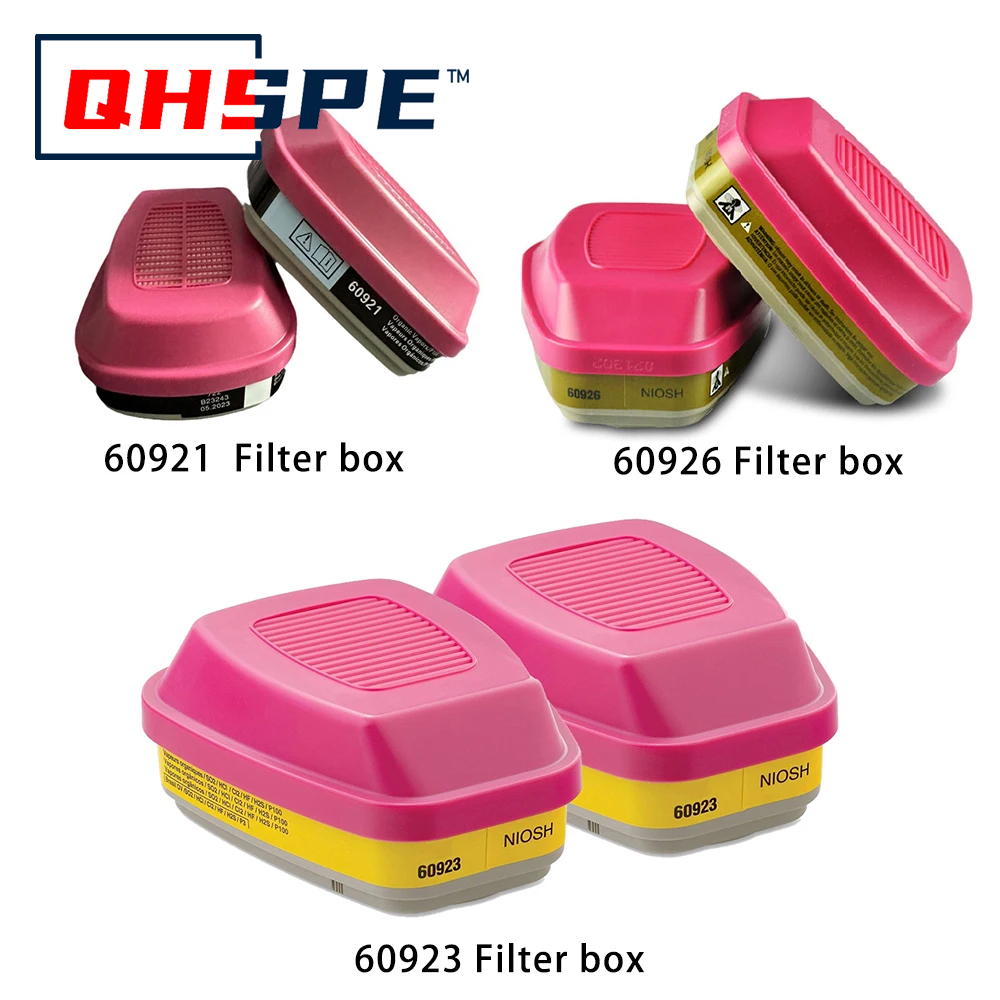 Face Mask Storage Box - Kartrid Multi-Gas/Uap P100 Terlindungi untuk Masker