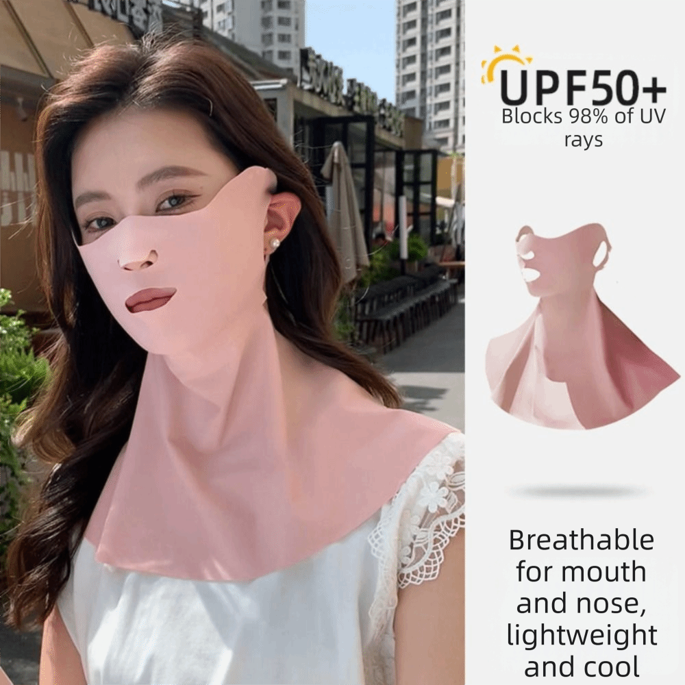 Sports Mask Breathable - Masker Pelindung Matahari Bernapas, Elastis, Warna