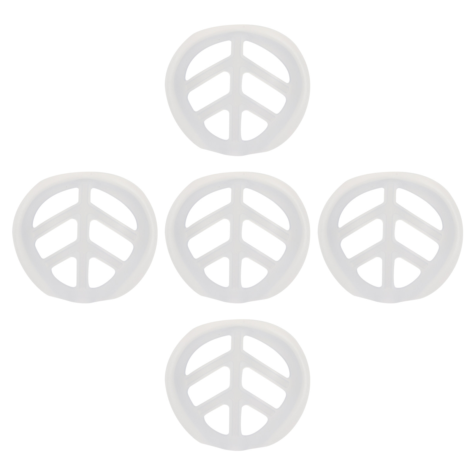 Silicone Mask Bracket - 5 Buah Penyangga Masker untuk Penggunaan