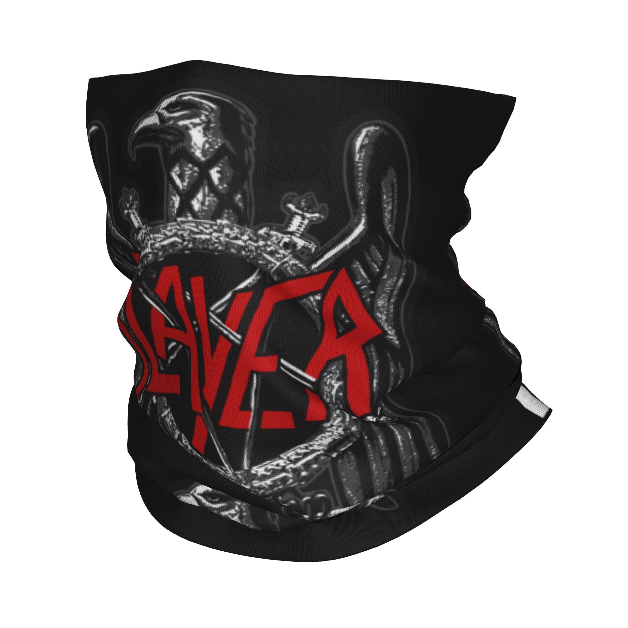 Neck Gaiter Face Cover - Bandana Logo Custom Slayers, Pelindung Leher,