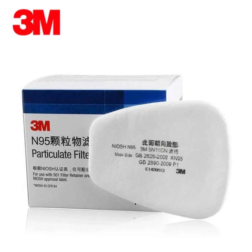 Face Mask Storage Box - 10 Buah/Kotak 3M 5N11 Filter Katun
