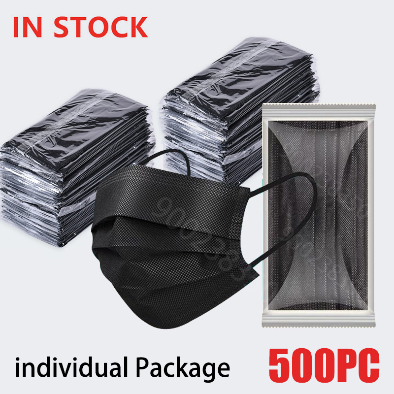 Disposable Surgical Mask - Masker bedah bersertifikasi sekali pakai hitam,