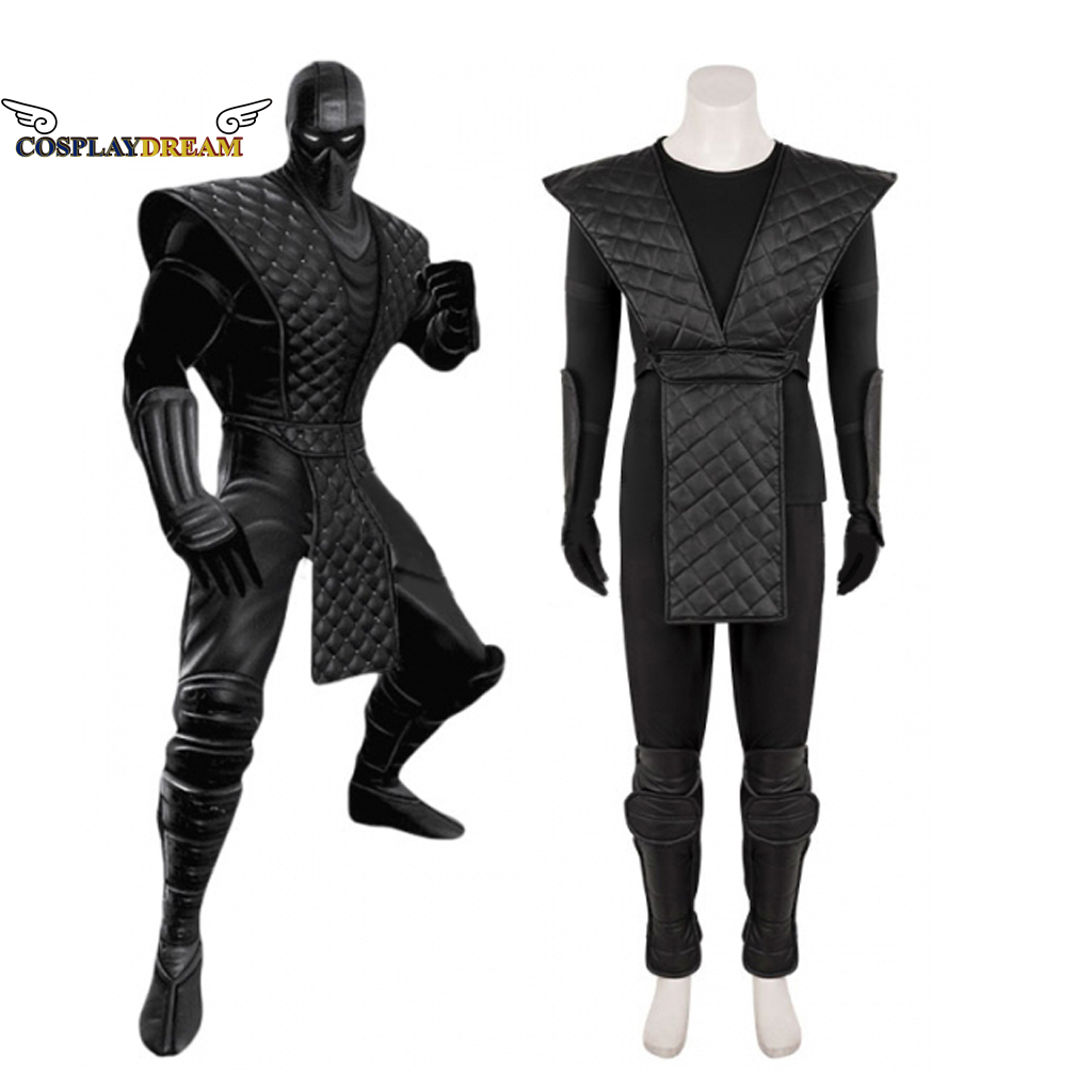 Black Face Mask Pack - Mortal Kombat Noob Saibot Pakaian Kostum