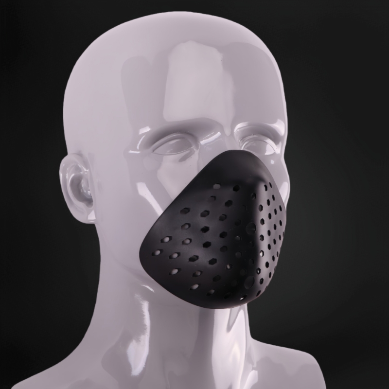 Silicone Mask Bracket - Topeng Silikon 3D Setengah Wajah untuk