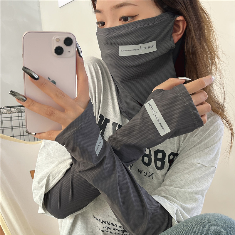 Sports Mask Breathable - Sarung tangan pelindung UV matahari, 2