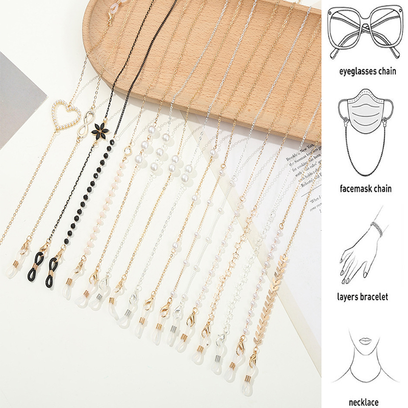 Mask Chain Holder - 2022 Mode Kacamata Rantai untuk Wanita
