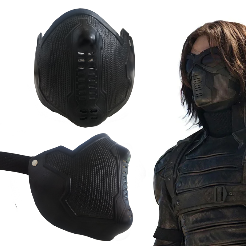 Respirator Half Face - Cosplay pahlawan Super topeng prajurit musim