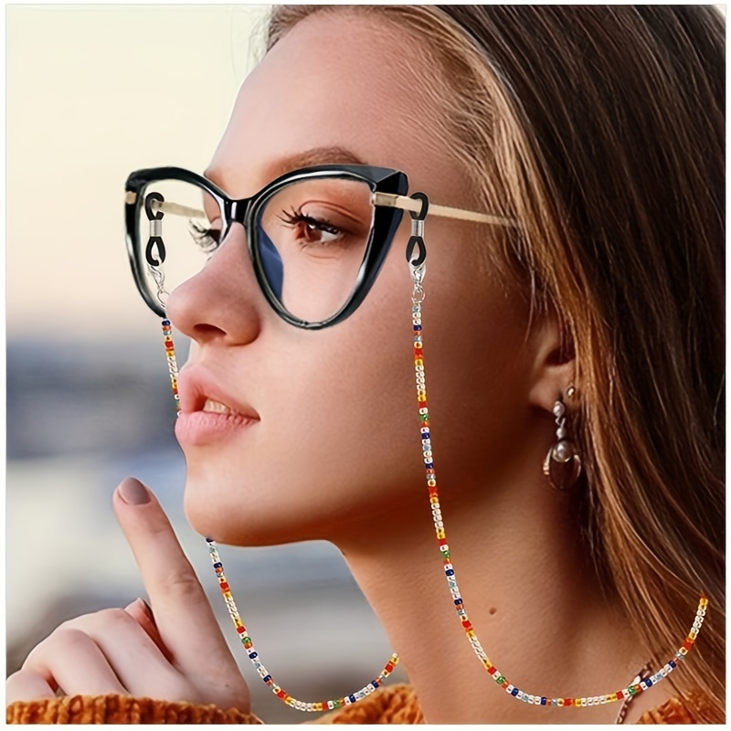 Tali Kacamata Boho Berhias Man - Mask Lanyard Adjustable ulasan dan harga