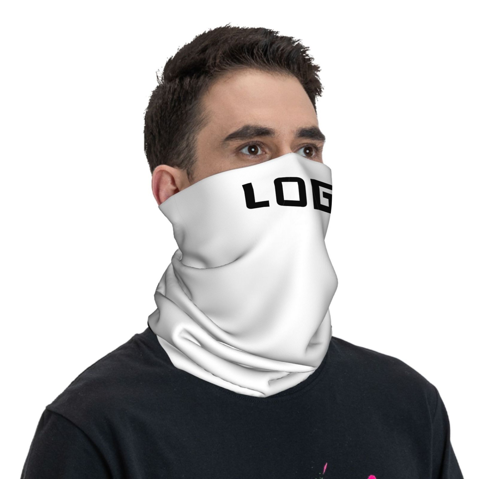 Logo Foto Kustom Tanpa Jahitan - Neck Gaiter Face Cover ulasan dan harga