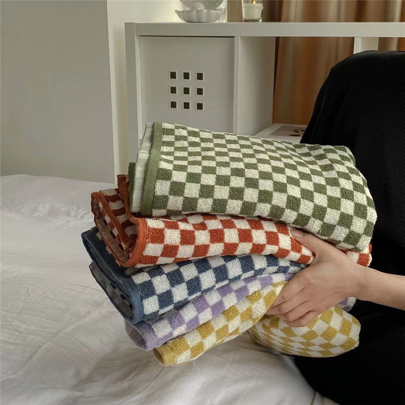 Kotak-kotak Retro Motif Kotak- - Cloth Face Mask Washable ulasan dan harga