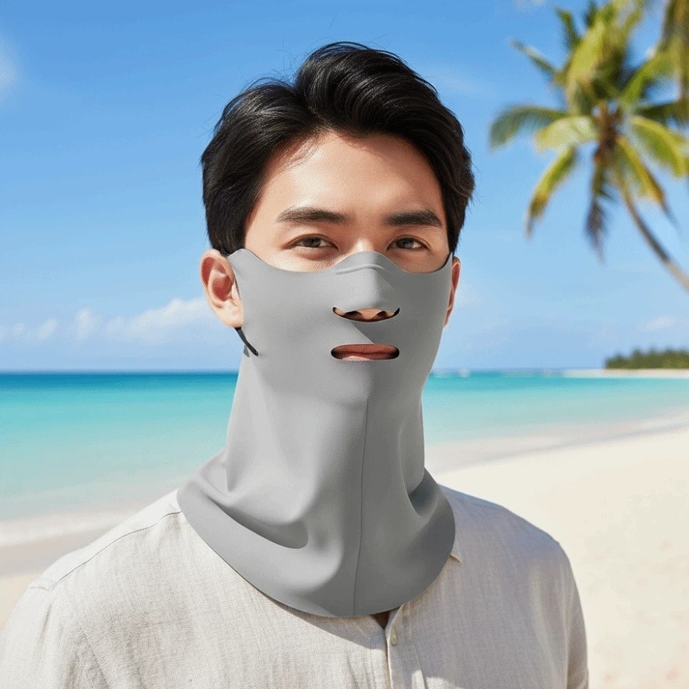 Masker Tabir Surya Leher Nilon - Sports Mask Breathable ulasan dan harga