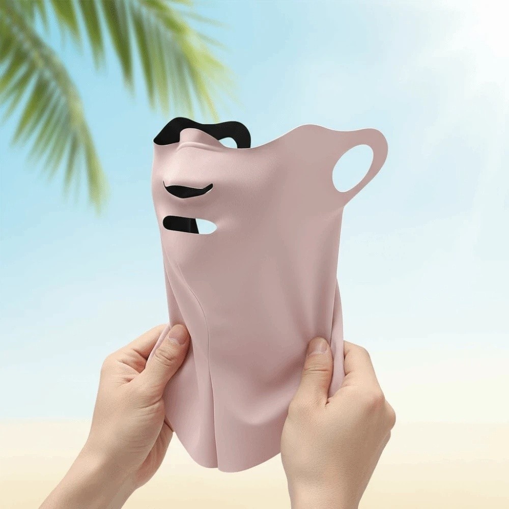 Masker Tabir Surya Leher Nilon - Sports Mask Breathable ulasan dan harga