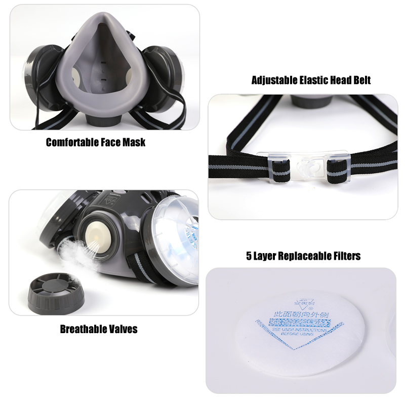 Masker Anti Debu Baru Respirat - Dust Mask Construction ulasan dan harga