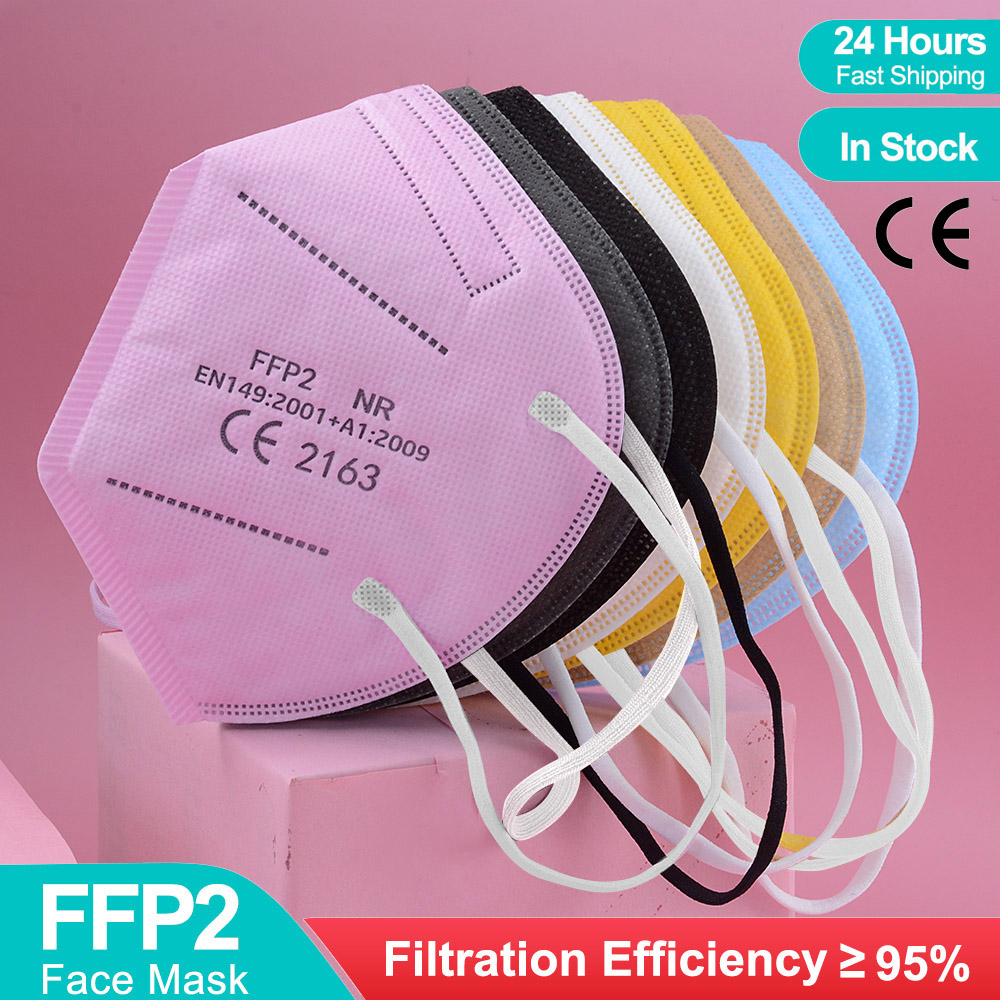 Masker 5 lapisan FFP2 disetuju - Black Face Mask Pack ulasan dan harga