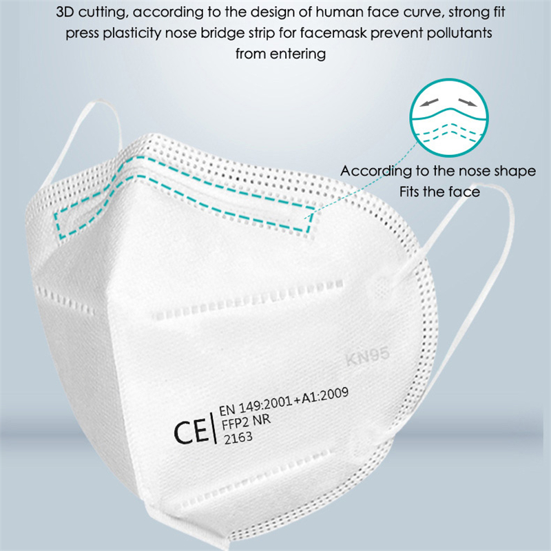 Masker FFP2 KN95 Masker Pelind - Kn95 Respirator Mask ulasan dan harga