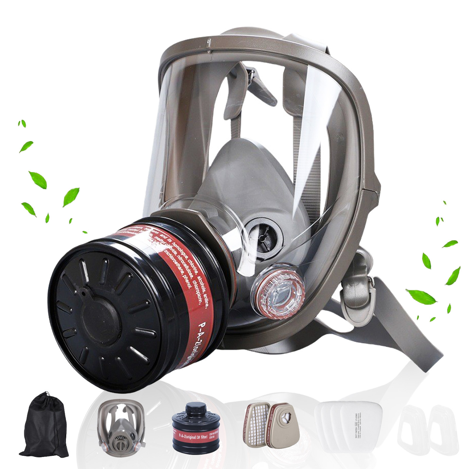 Masker Gas Wajah Penuh Respira - Dust Mask Construction ulasan dan harga