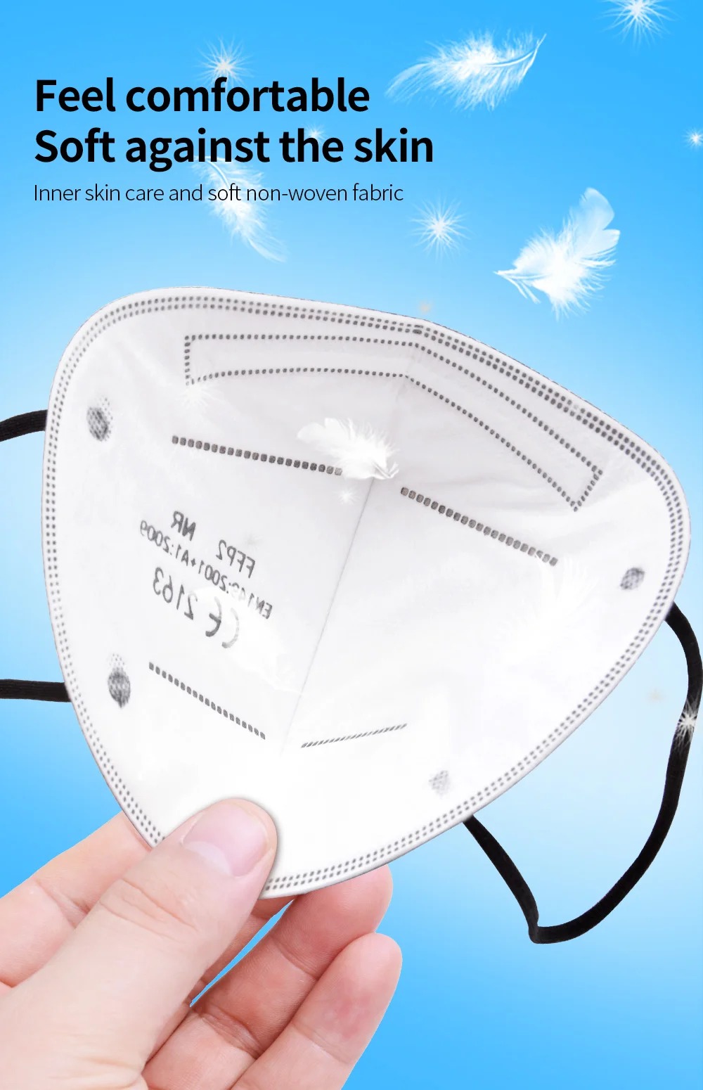 Masker FFP2 5 Lapis Bersertifi - Black Face Mask Pack ulasan dan harga