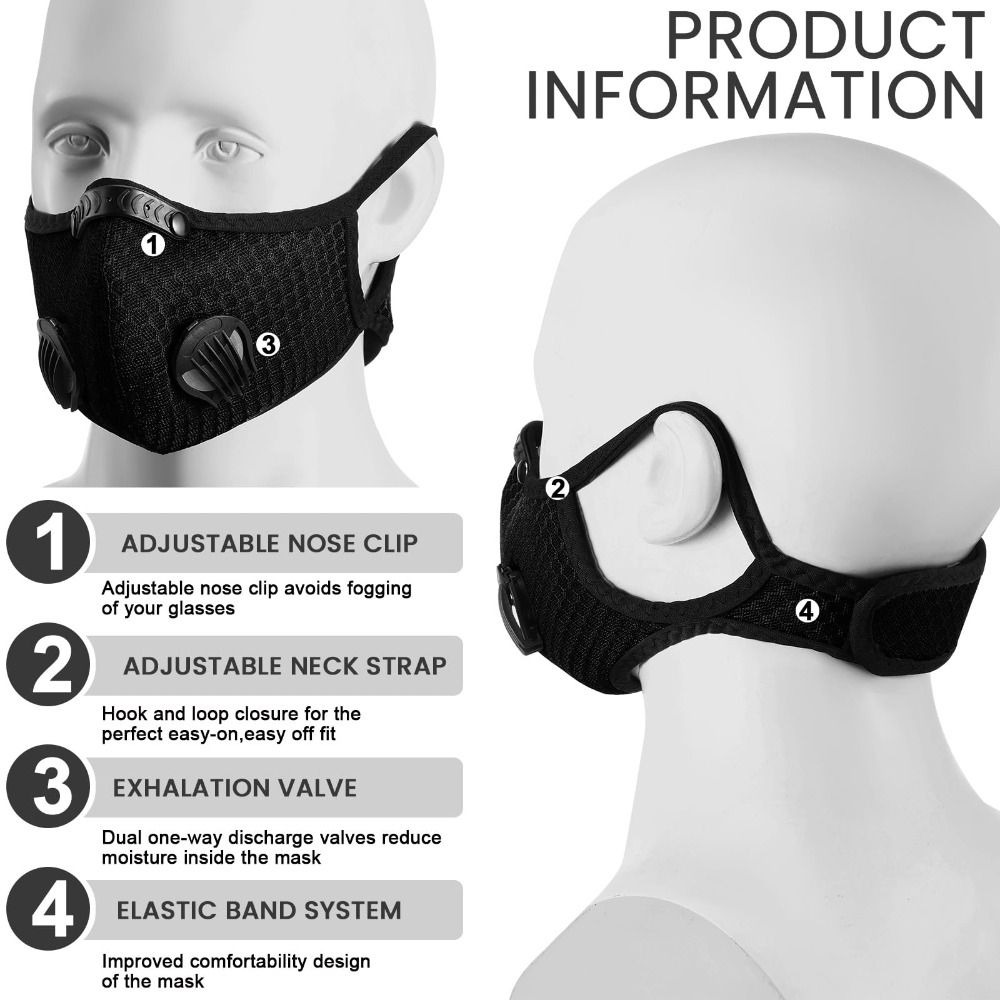 Masker Debu Ergonomis yang Dap - Anti Pollution Mask ulasan dan harga