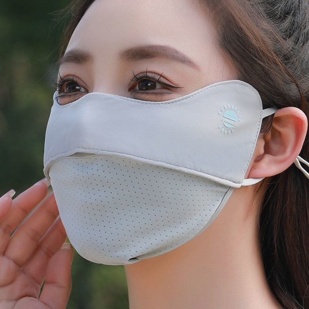 Masker Sutra Es Bernapas Baru, - Cloth Face Mask Washable ulasan dan harga