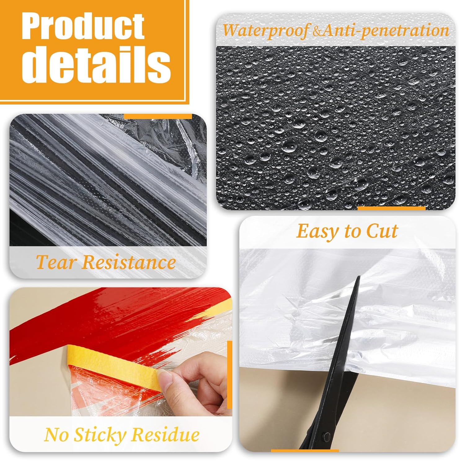 Film Pelindung Pra-Perekat, Pe - Dust Mask Construction ulasan dan harga