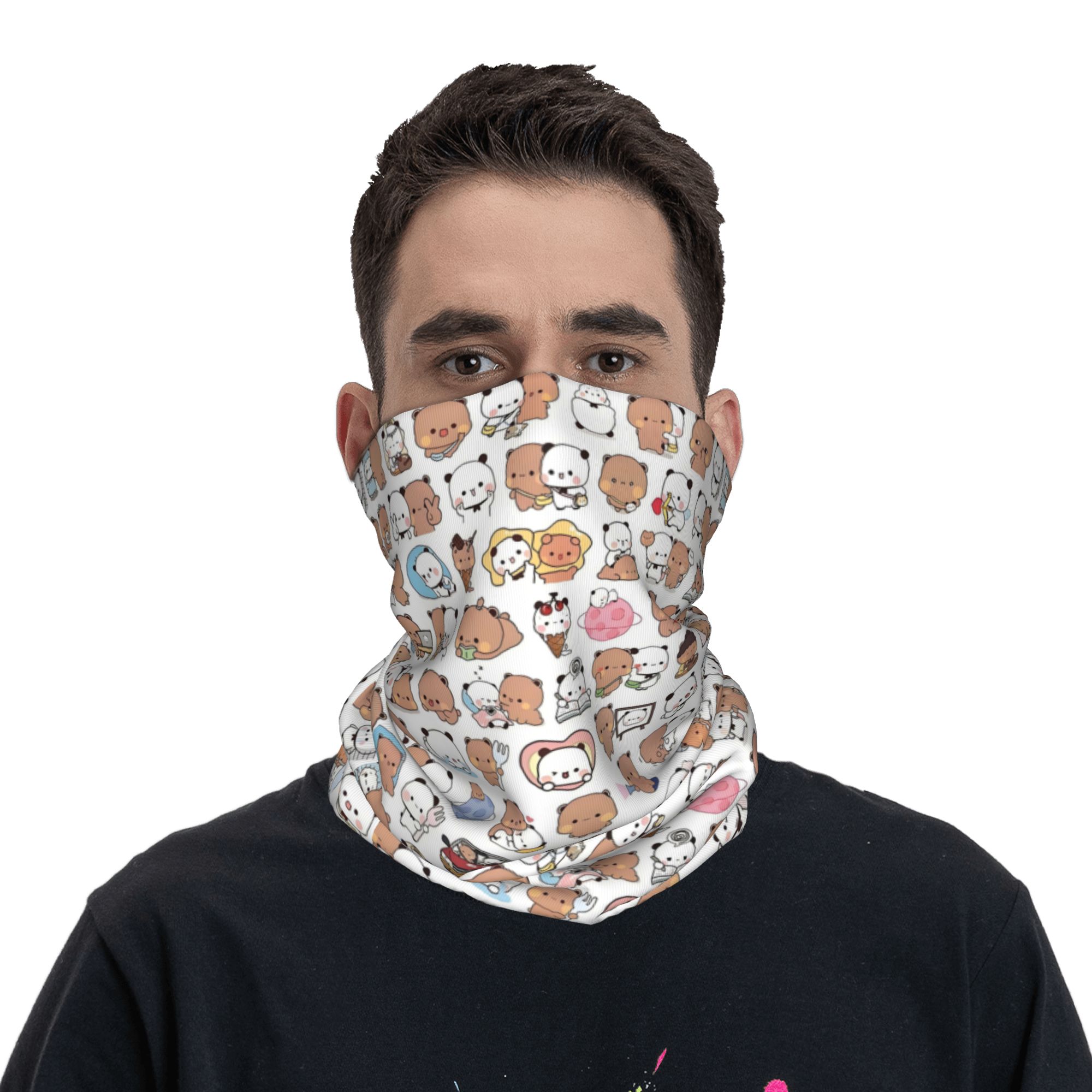 Bandana Penutup Leher Motif Be - Neck Gaiter Face Cover ulasan dan harga