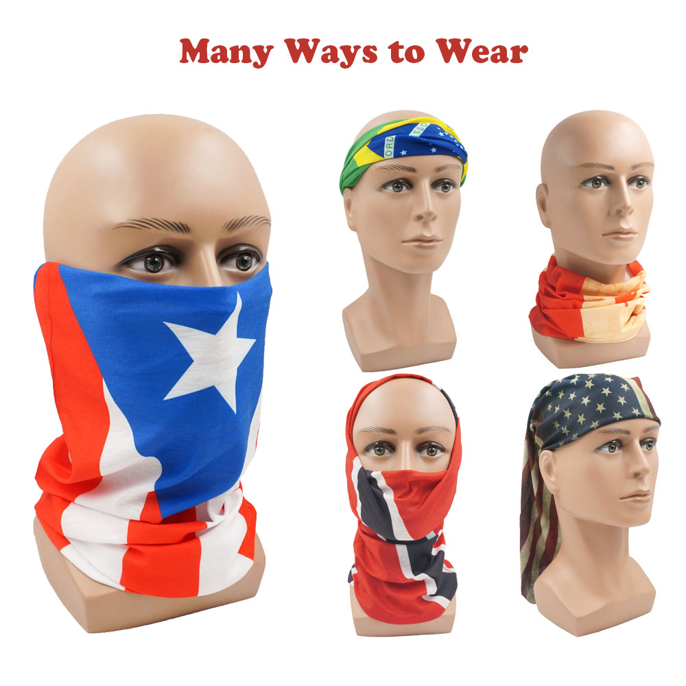 Bandana Bermotif Bendera Swedi - Neck Gaiter Face Cover ulasan dan harga