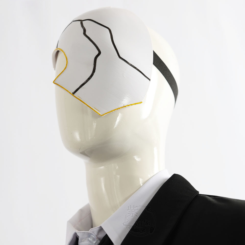 Kostum Cosplay Game Limbus Com - Black Face Mask Pack ulasan dan harga