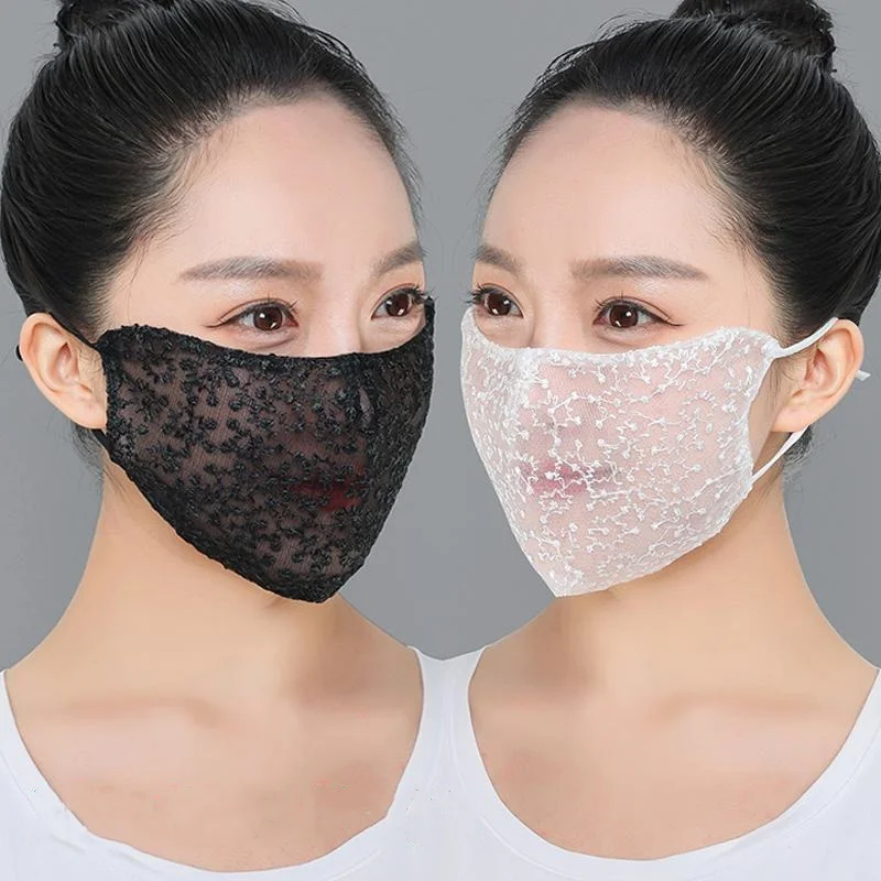 1/2 Buah Masker Wajah Renda Hi - Cloth Face Mask Washable ulasan dan harga