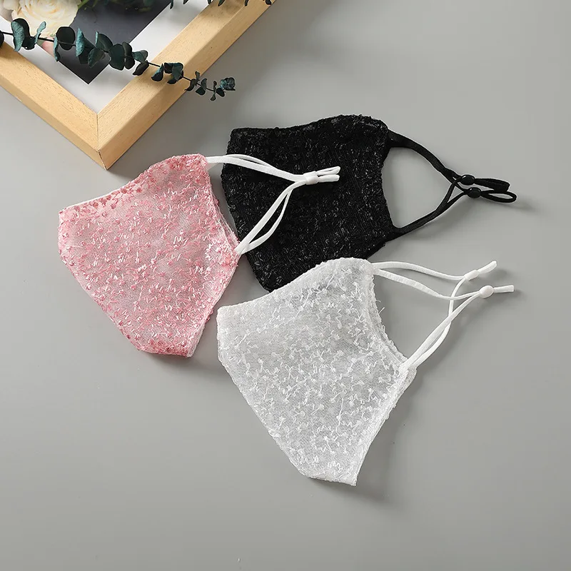 1/2 Buah Masker Wajah Renda Hi - Cloth Face Mask Washable ulasan dan harga