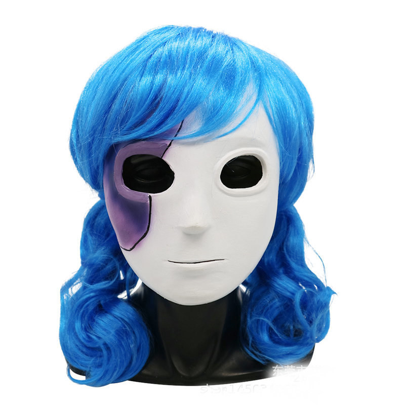 Kostum Cosplay Wajah Sally Gam - Black Face Mask Pack ulasan dan harga