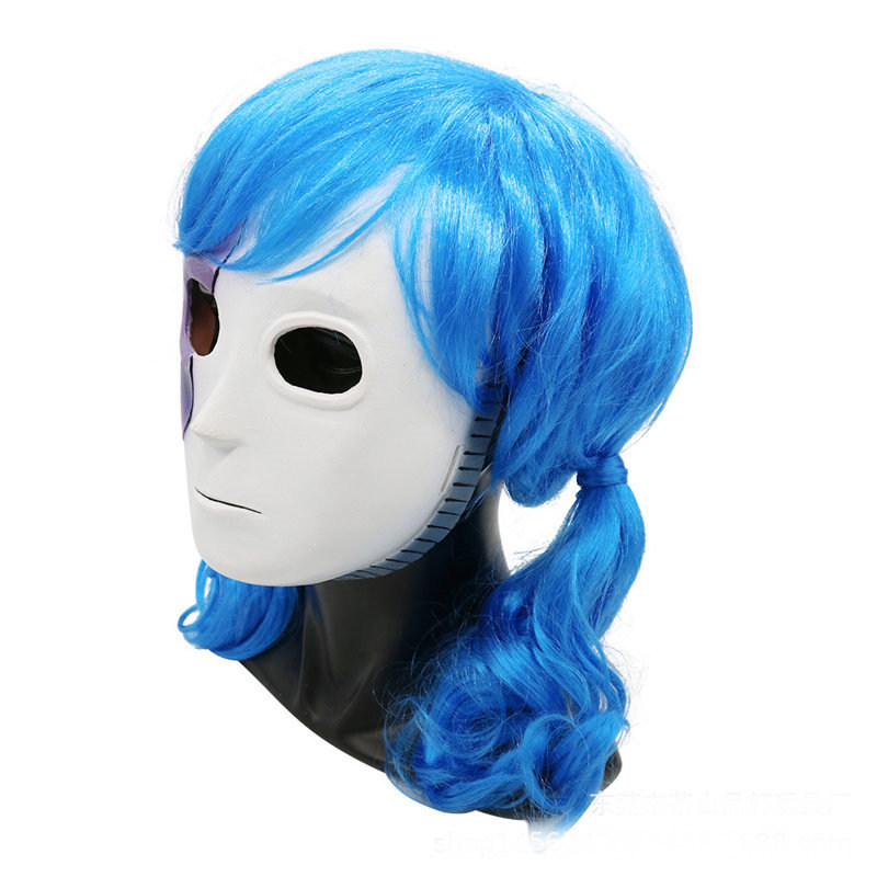 Kostum Cosplay Wajah Sally Gam - Black Face Mask Pack ulasan dan harga