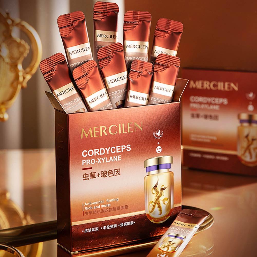 20PCS/kotak Mercilen Cordyceps - Face Mask Storage Box ulasan dan harga