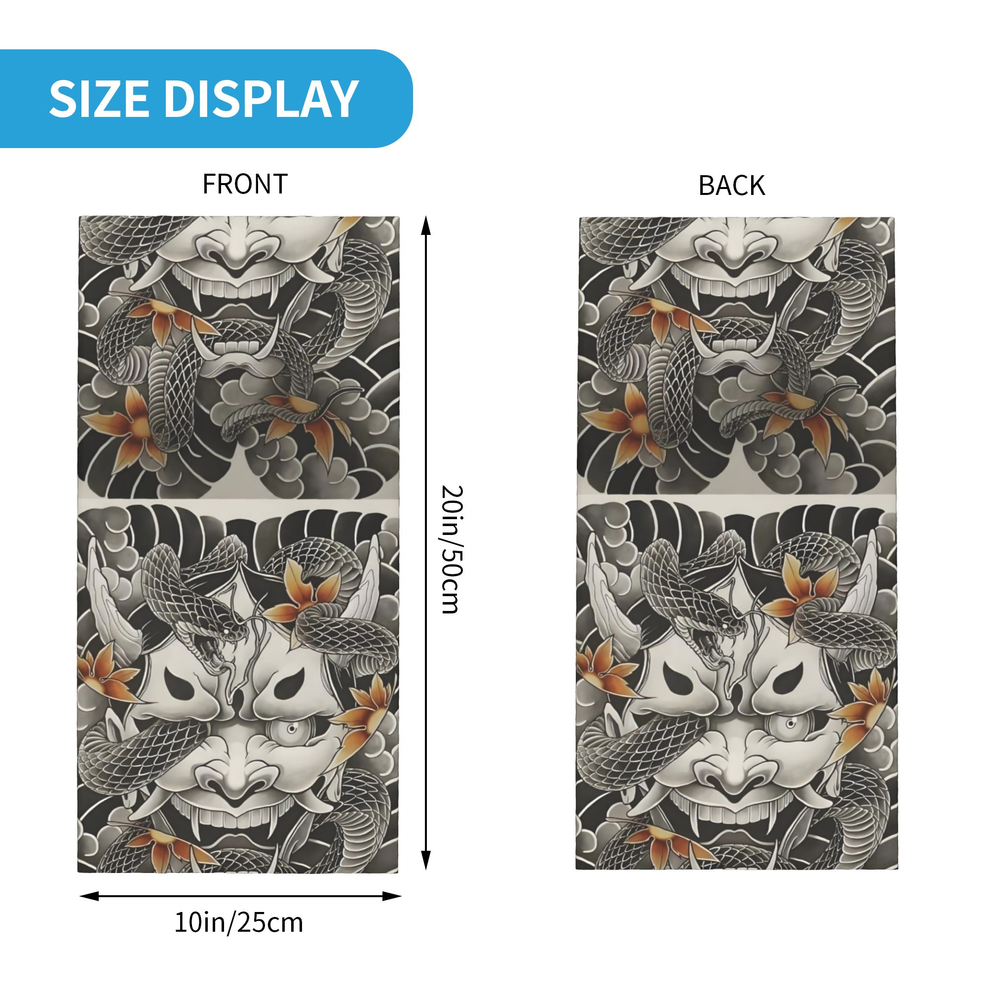 Bandana Penutup Leher Samurai  - Neck Gaiter Face Cover ulasan dan harga