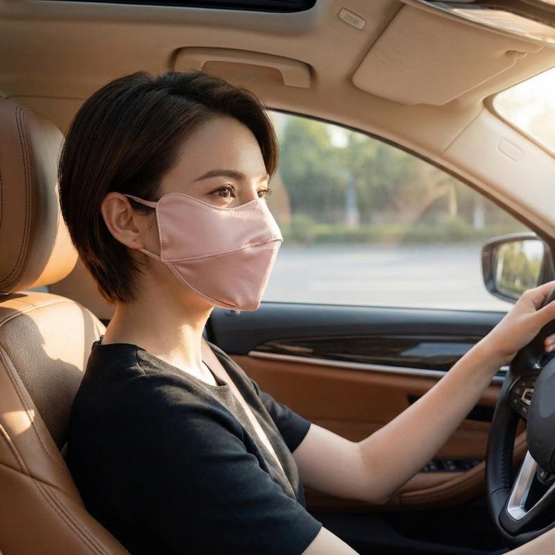 Masker Sutra Es Bernapas Baru, - Kids Face Mask ulasan dan harga