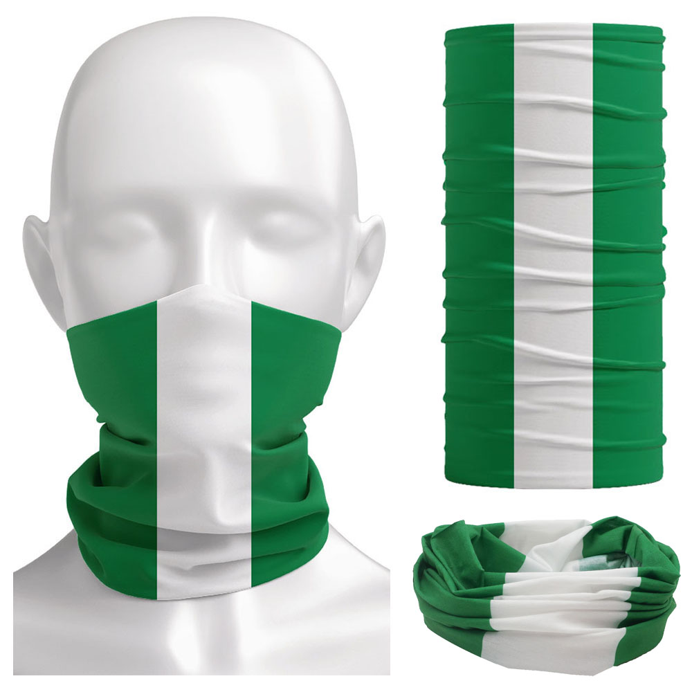 Bandana Bendera Nigeria Pelind - Neck Gaiter Face Cover ulasan dan harga