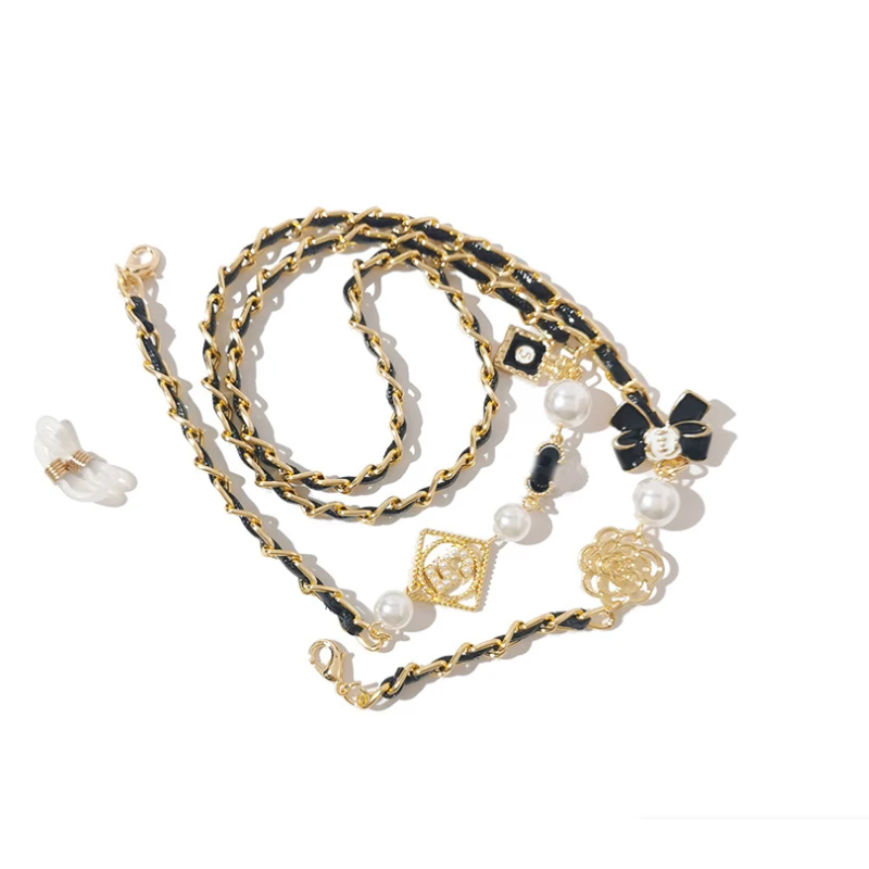 Rantai Kacamata Mutiara Vintag - Mask Chain Holder ulasan dan harga