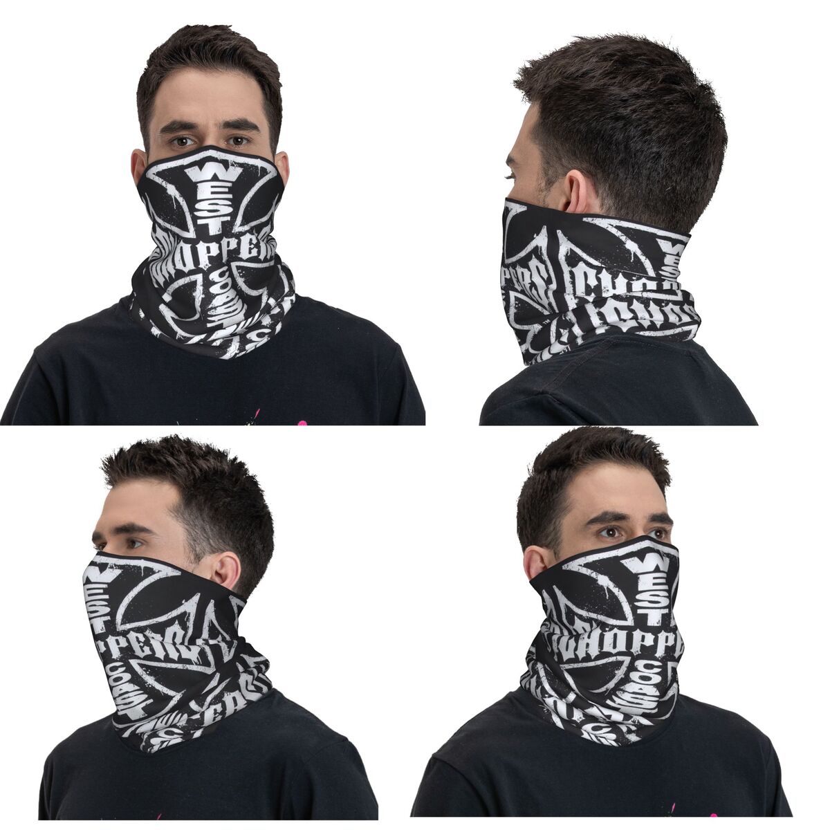West Coast Iron Cross Choppers - Neck Gaiter Face Cover ulasan dan harga