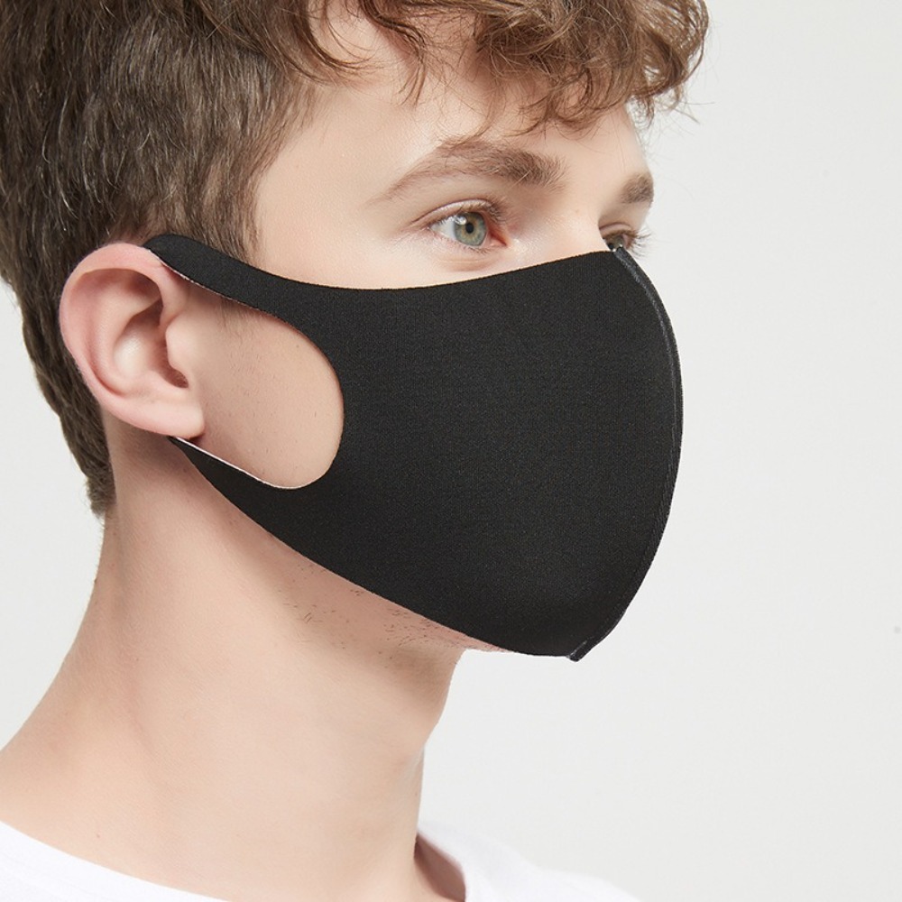 Masker Sutra Es Bernapas Baru  - Cloth Face Mask Washable ulasan dan harga